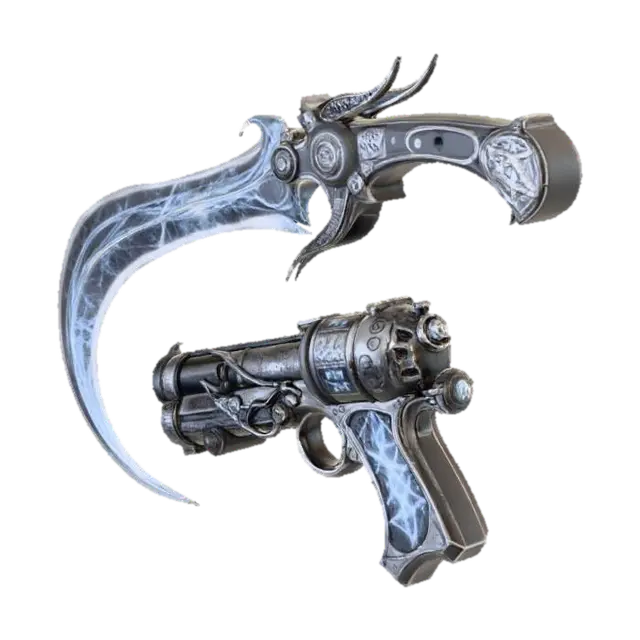 3D model for Etherium Fang Flux Pistol
