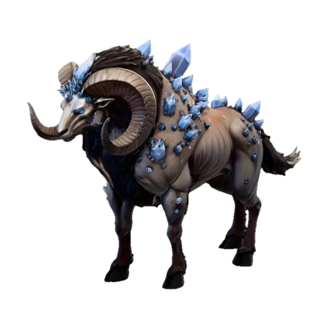 Radiant Plains Ram - High 3D model, vytvořený pomocí AI