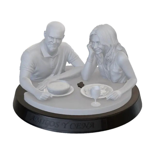 anec ed sogimA - Friends 3D model, vytvořený pomocí AI