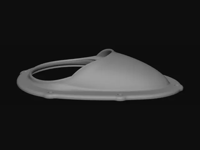 3D model for Circular gasket with bolt holes