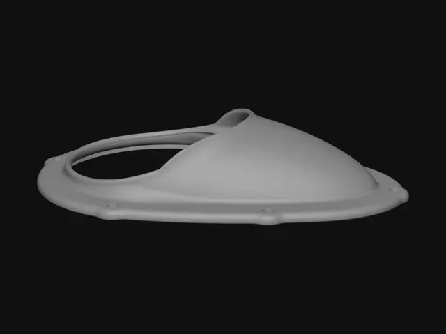 3D model for Circular gasket with bolt holes