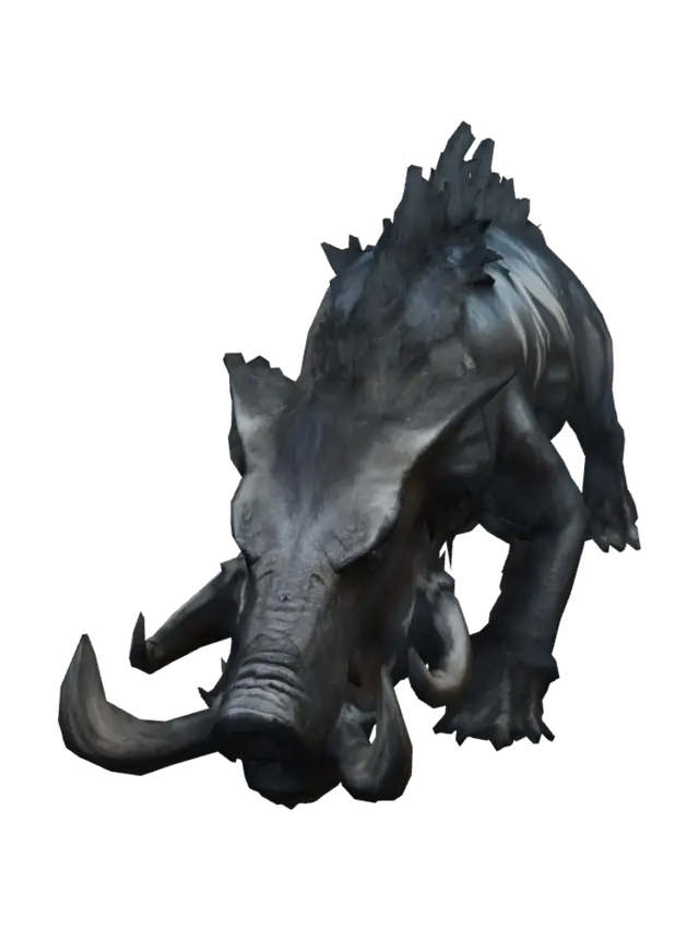 3D model for Abyssal Boar