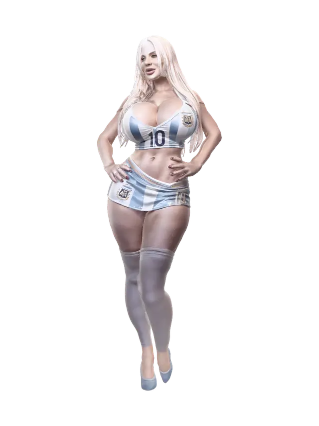3D model for Celestial Albiceleste Muse