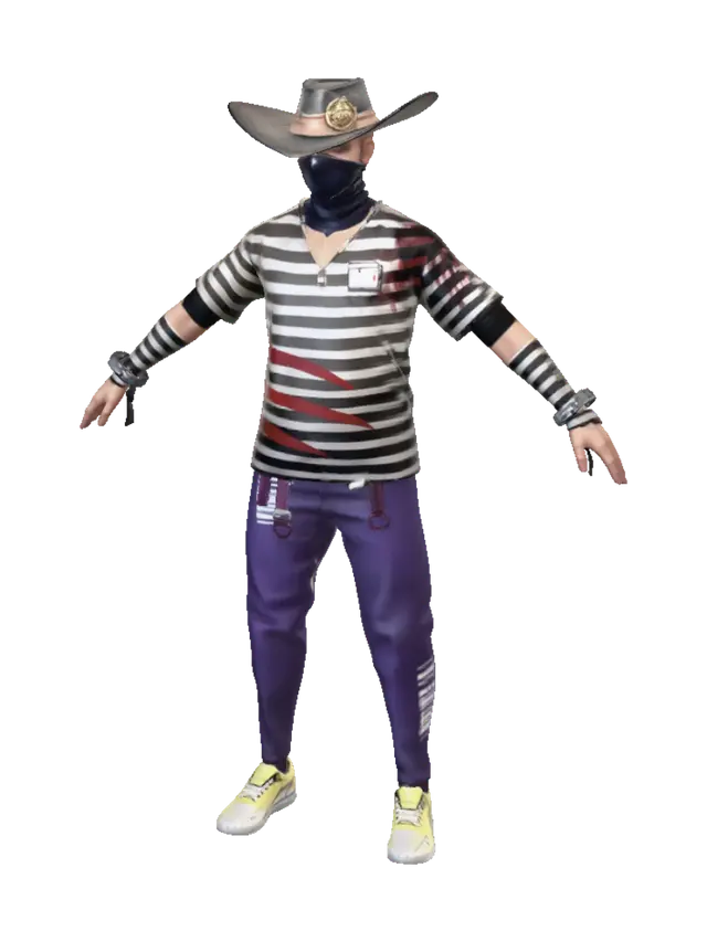 3D model for Striped Outlaw