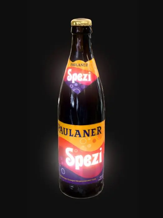 3D model for Paulaner Spezi Bottle