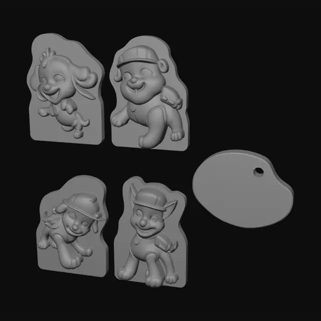 3D model for Paw Patrol Pups