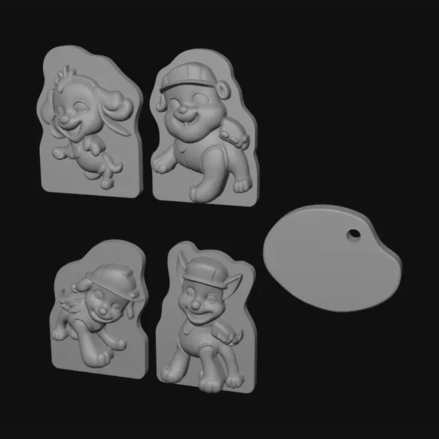 3D model for Paw Patrol Pups