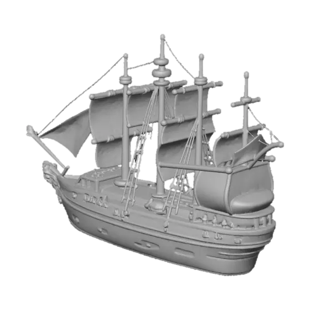 3D model for Icebound Galleon