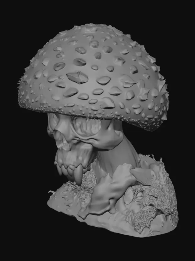 3D model for Crimson Skullcap