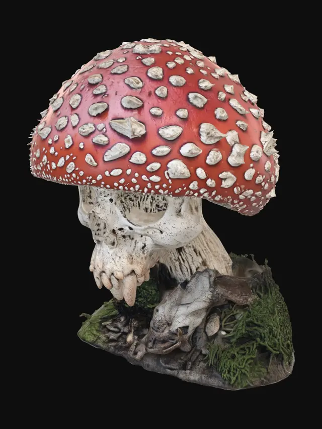 3D model for Crimson Skullcap