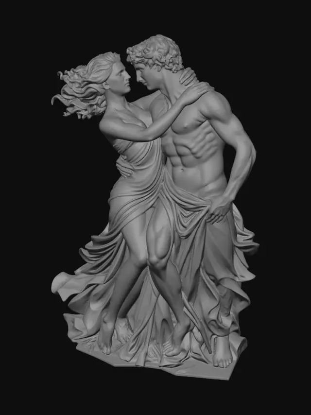3D model for Eternal Embrace
