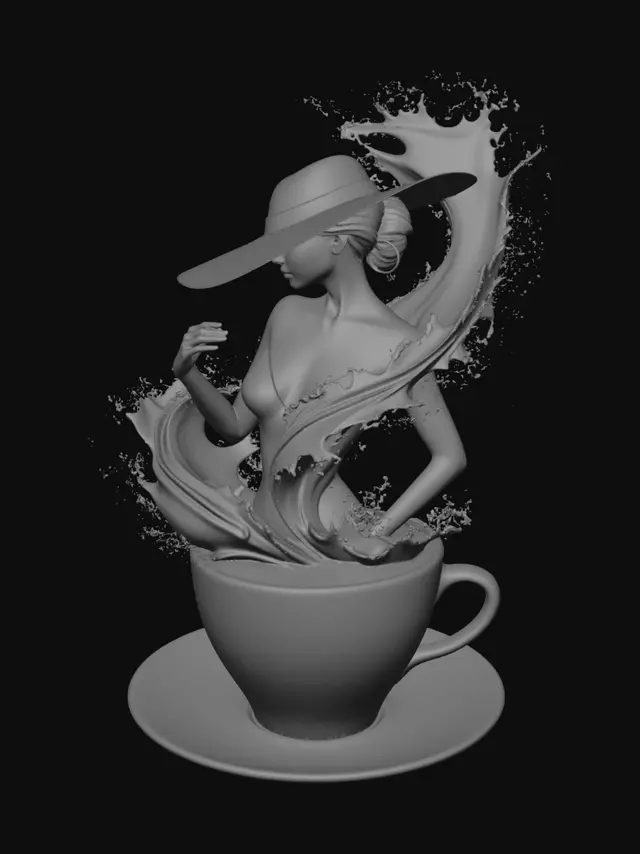 3D model for Latte Mirage