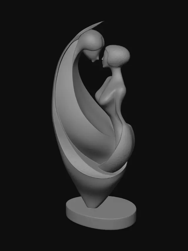 3D model for Eternal Embrace