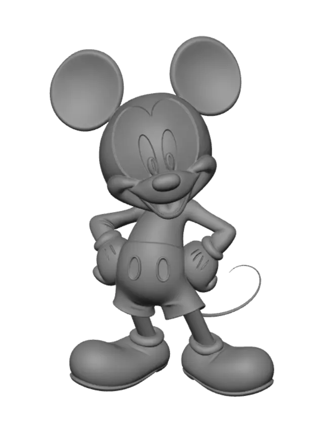 3D model for Mickey in Purple