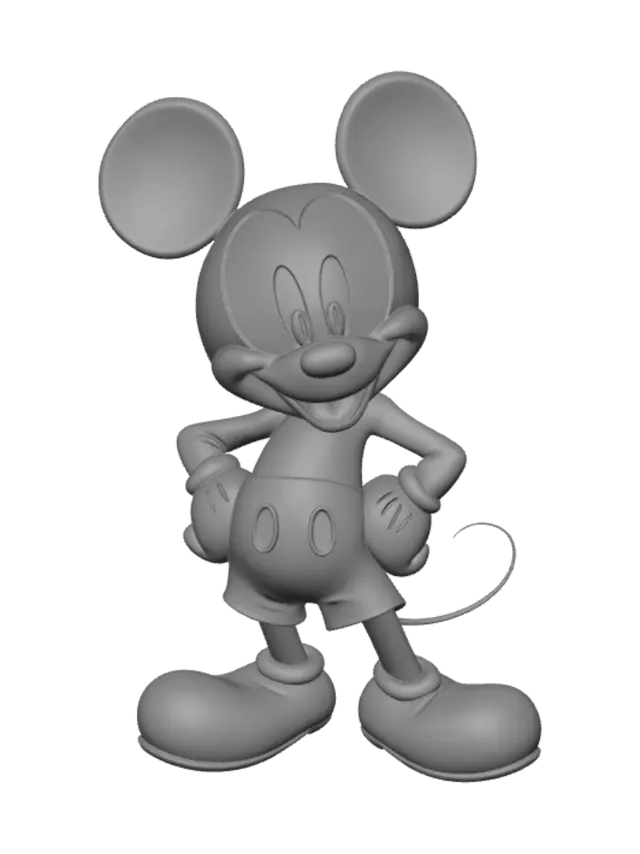 3D model for Mickey in Purple