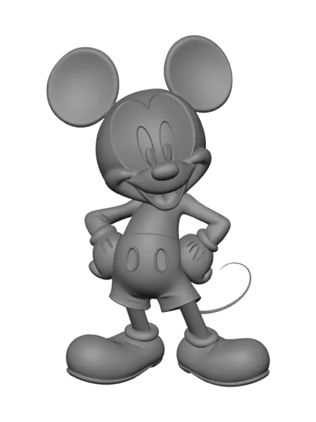 3D model for Mickey in Purple