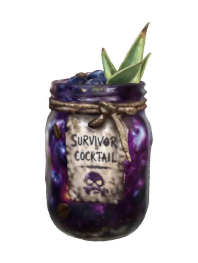 3D model for Blueberry Preserve in a Mason Jar