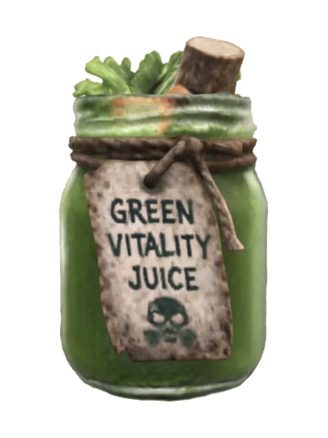 3D model for Green Vitality Juice