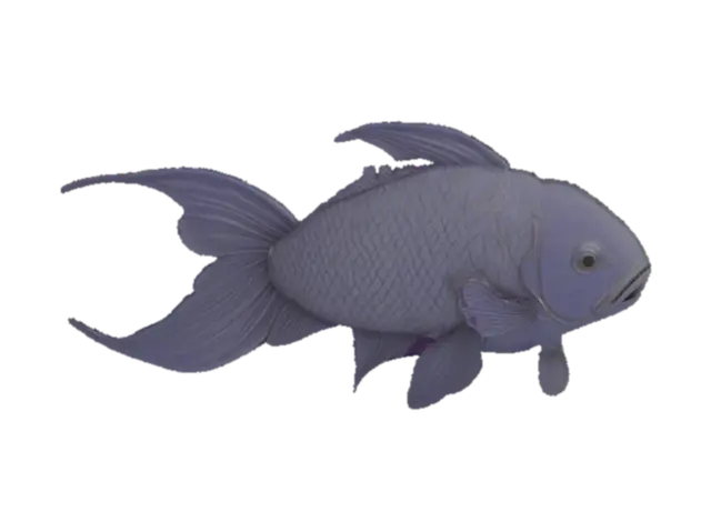3D model for Blue Koi Sketch, #SketchTo3D#
