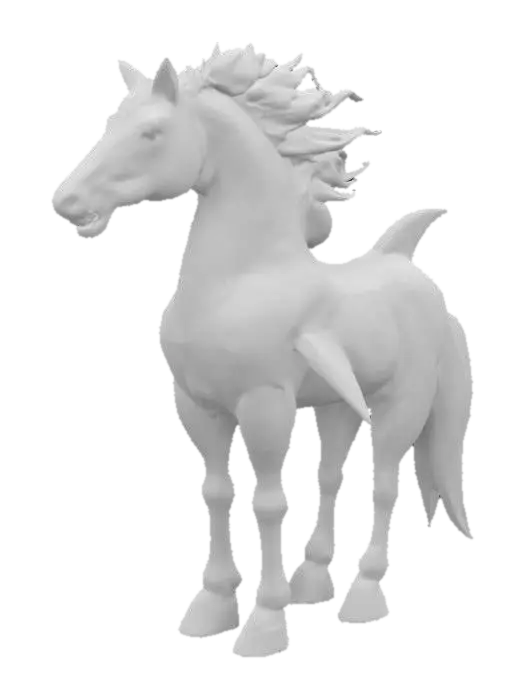3D model for Shark horse hybrid 