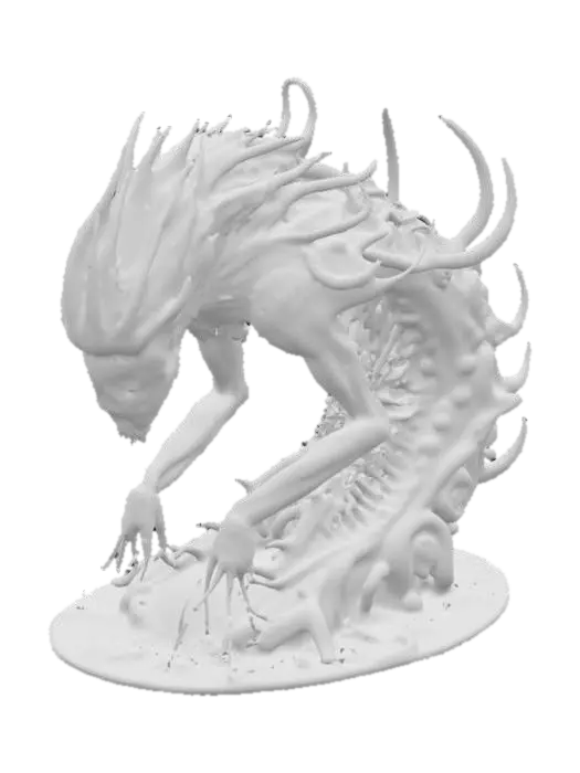 3D model for HR giger inspired coloring 