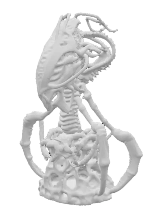 3D model for HR giger inspired coloring 
