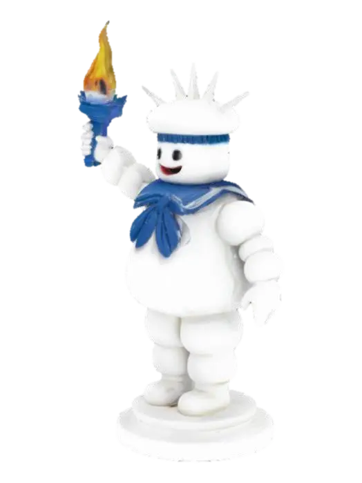 #AroundTheWorld#, statue of Liberty but it's the stay puft marshmallow man - Popular 3D model, vytvořený pomocí AI