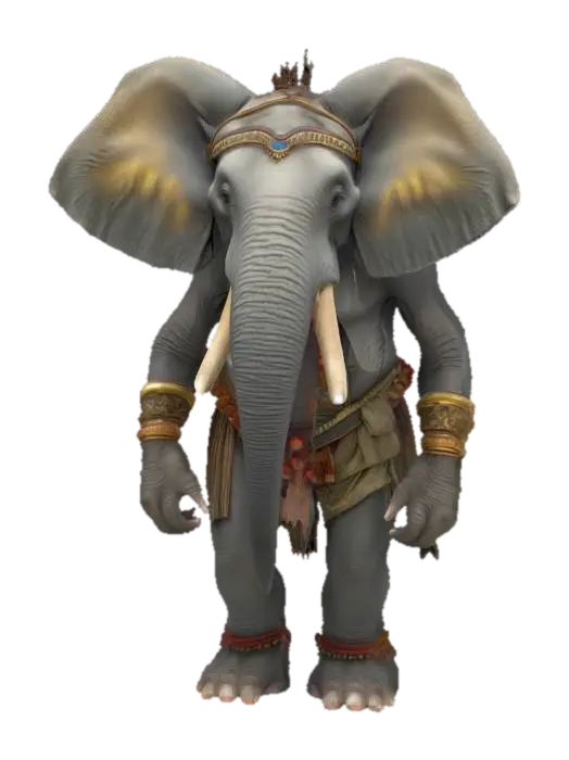 3D model for Elephant human hybrid 