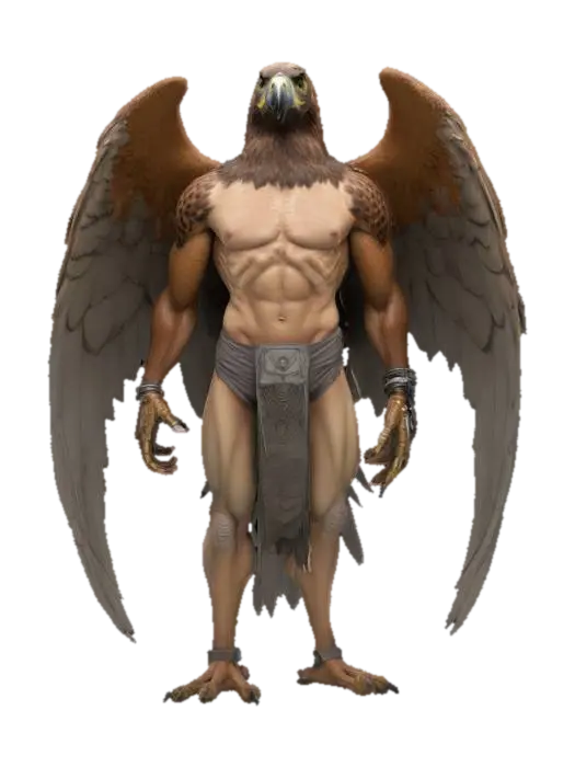 3D model for Hawk human hybrid 