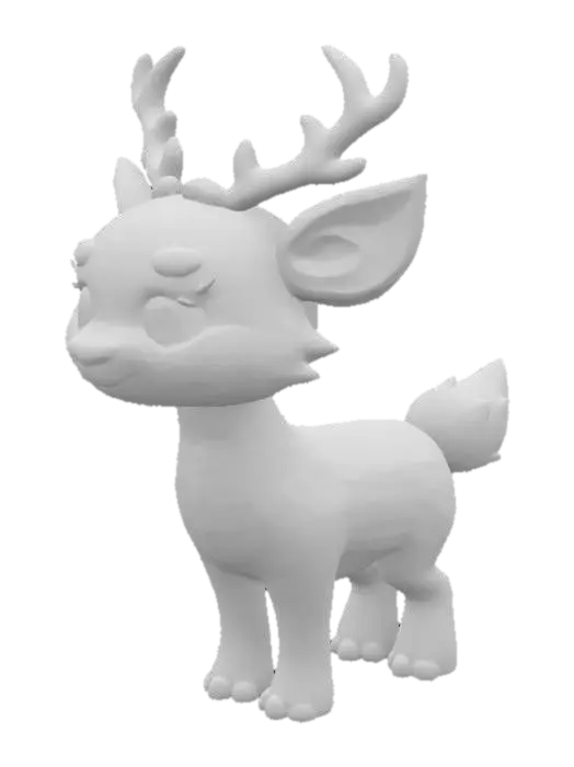 3D model for Deer red panda hybrid 