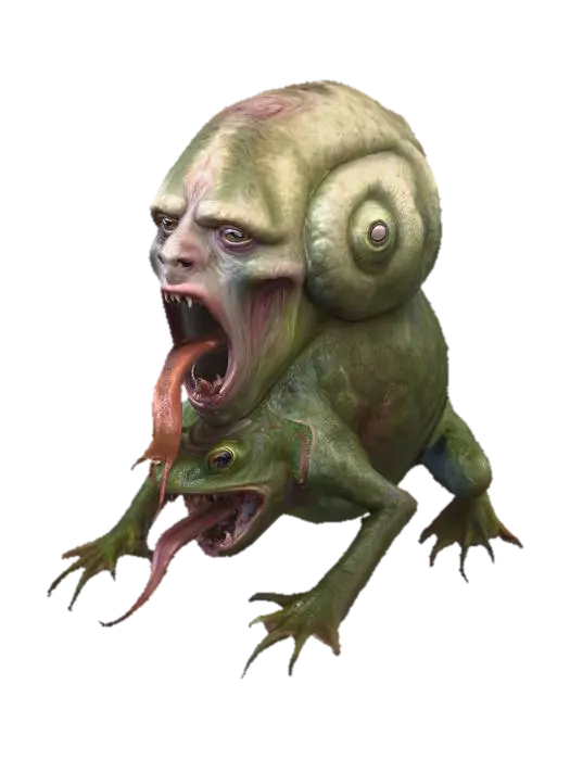 The Abyssal Lurker, #PBR# 3D model, vytvořený pomocí AI