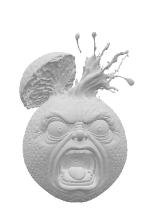 3D model for Citrus Outburst, #food#