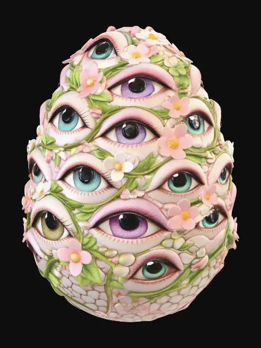 3D model for Garden of Eyes, #EasterEgg2026#