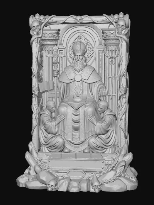 3D model for Hierophant's Throne