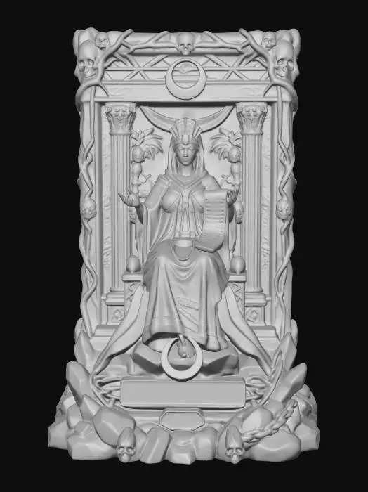 3D model for High Priestess of Shadows