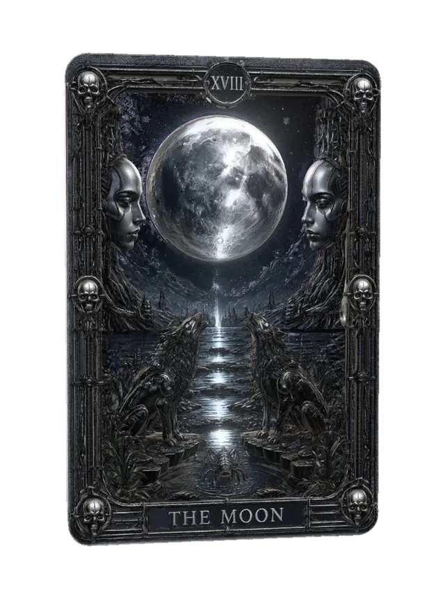 The Moon - Lunar 3D model, vytvořený pomocí AI