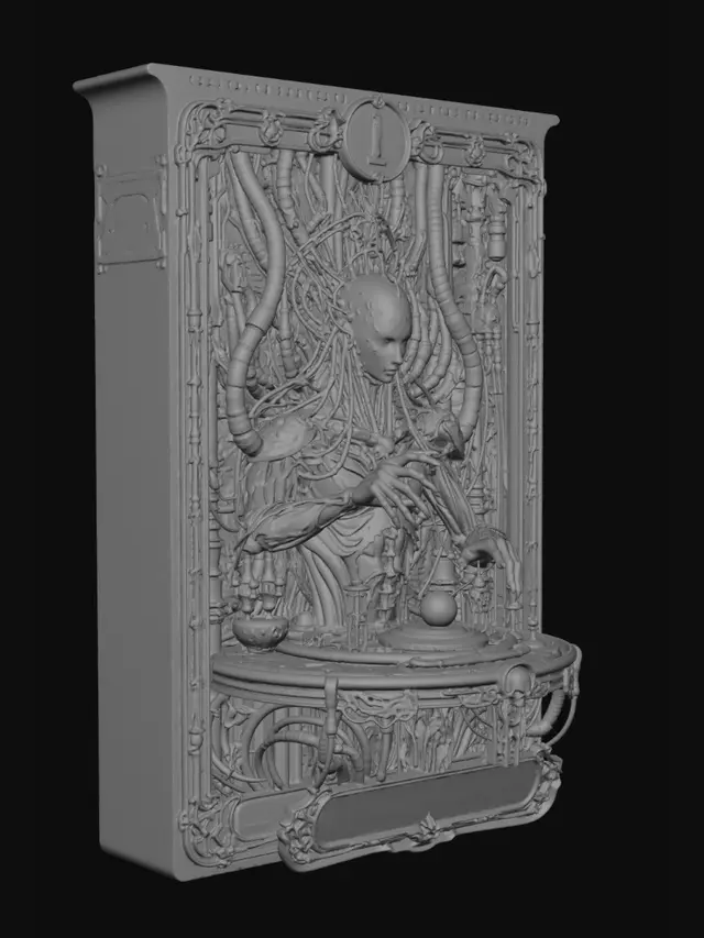 3D model for The Magician