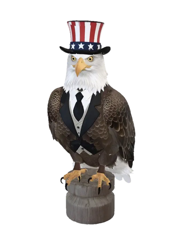 3D model for Patriotic Eagle on the Peak