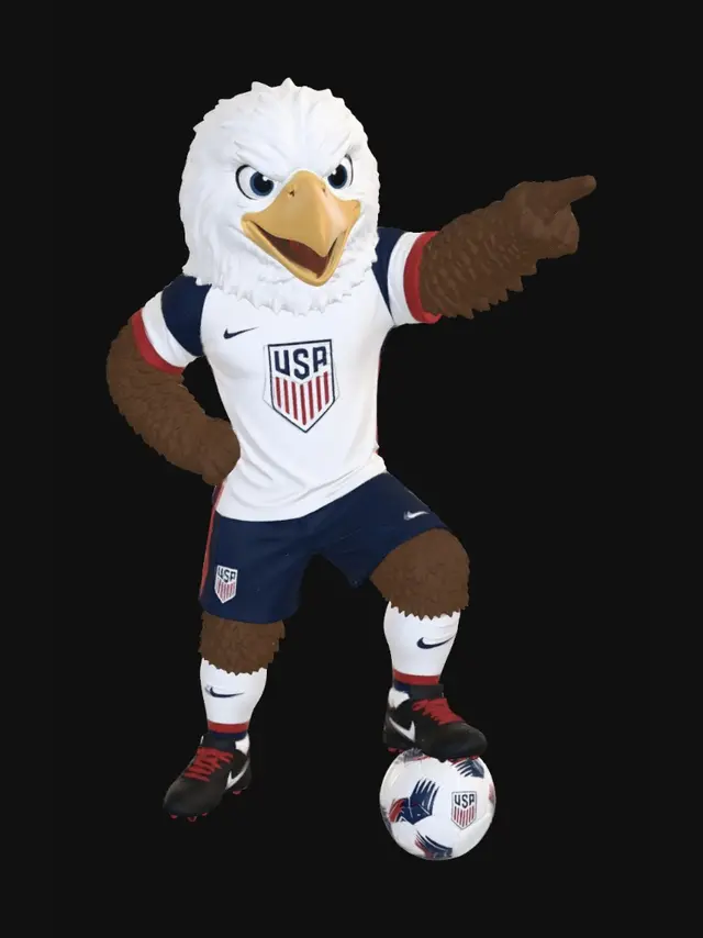 3D model for USA Soccer Eagle Mascot on the Field