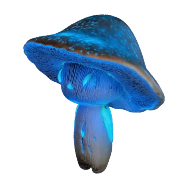 Mushroom Friend 3D model, vytvořený pomocí AI