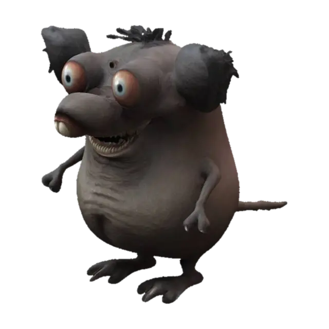 Nose monster - Silly 3D model, vytvořený pomocí AI