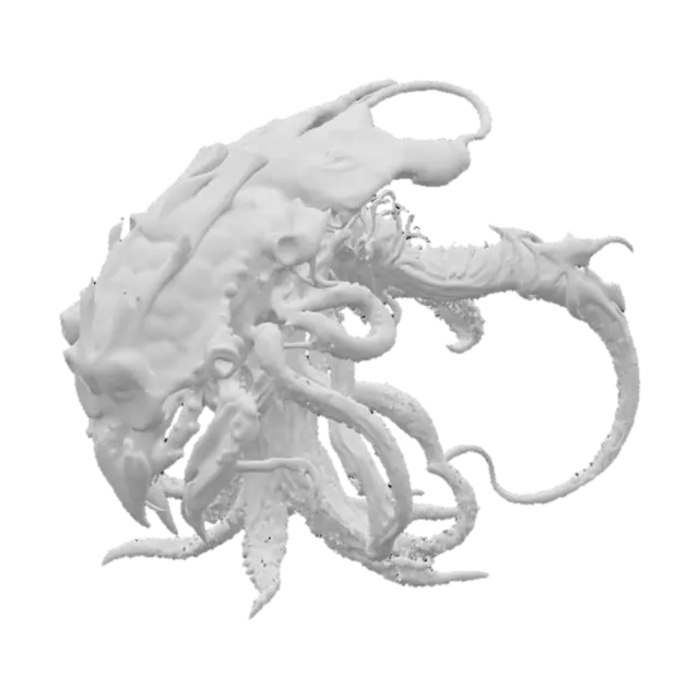 3D model for HR giger inspired coloring 