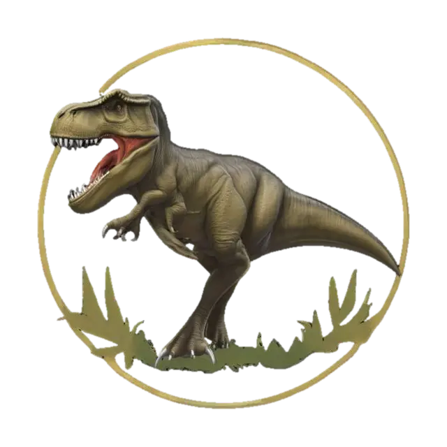 3D model for #emblem#, t-rex 
