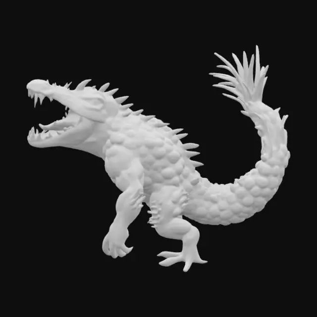 3D model for Crocodragon