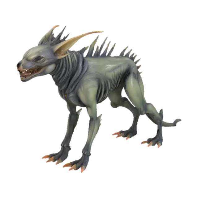3D model for Hr giger alien dog 