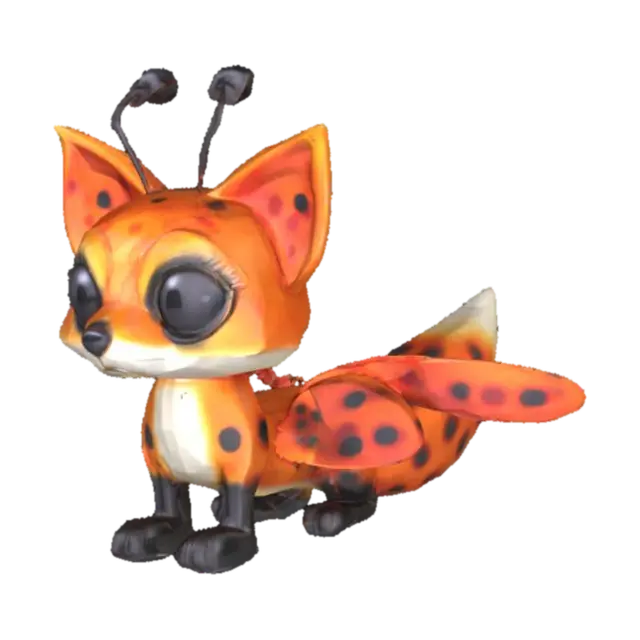 3D model for Ladybug Fox Fusion, #SketchTo3D#