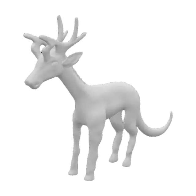 3D model for Mystical Antelope Hybrid, #SketchTo3D#