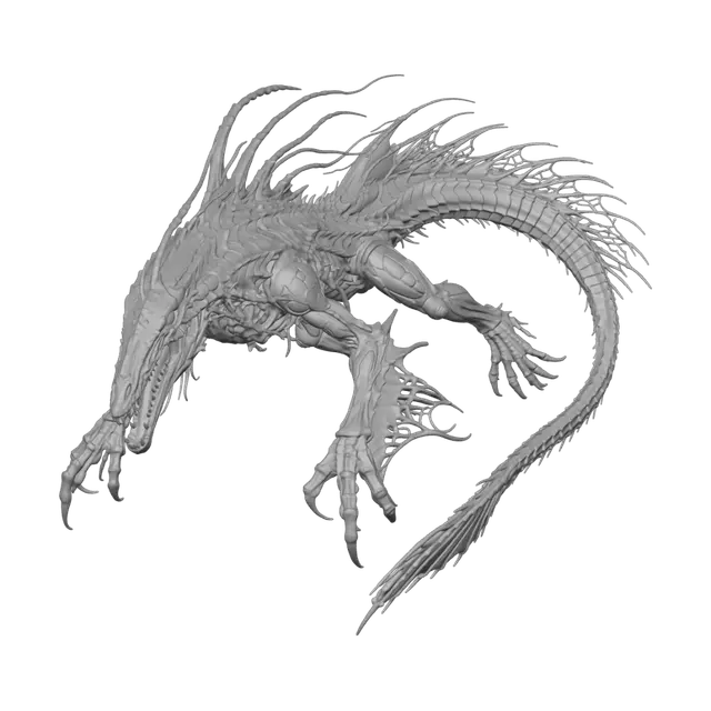 3D model for Abyssal Wyrm