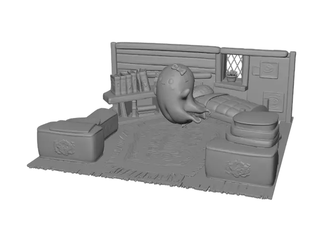 3D model for Cozy Attic Ghost