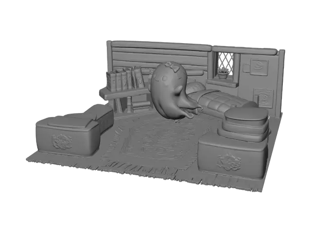 3D model for Cozy Attic Ghost